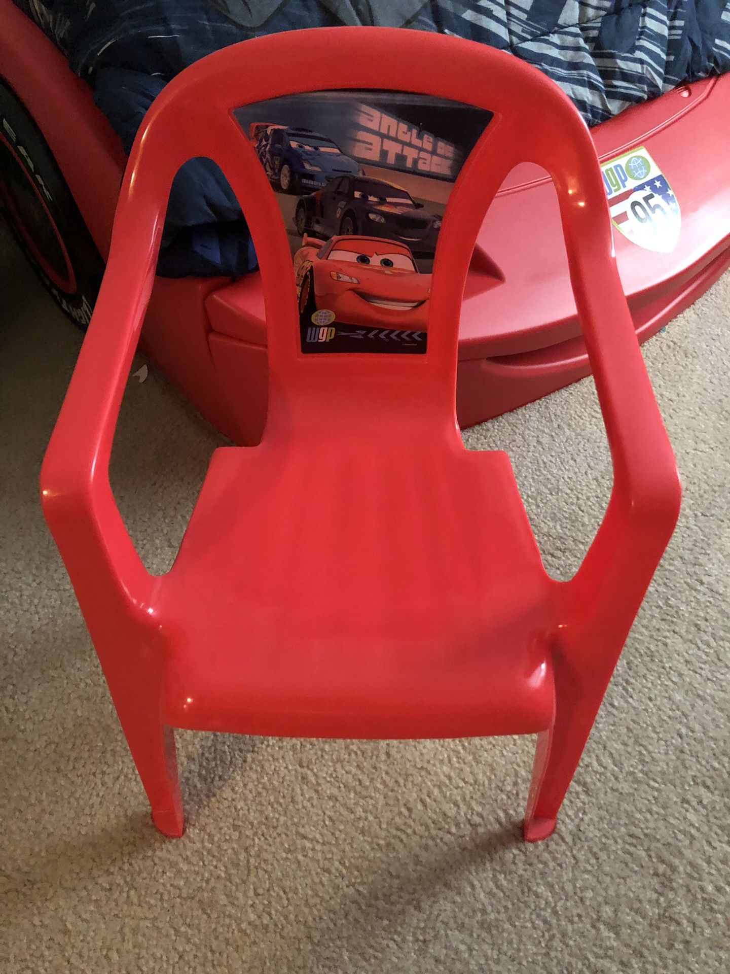 Disney Pixar Cars Lightening McQueen Kids Chair