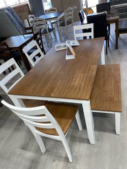 6-PC DINING TABLE SET