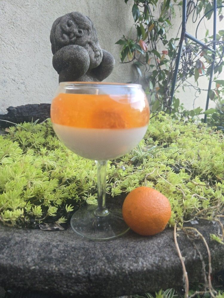 Handmade Orange Radiance Drink Candle
