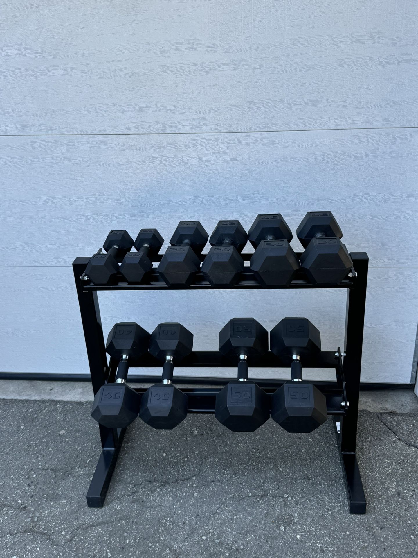 Gym Set Dumbbells And Racks! 