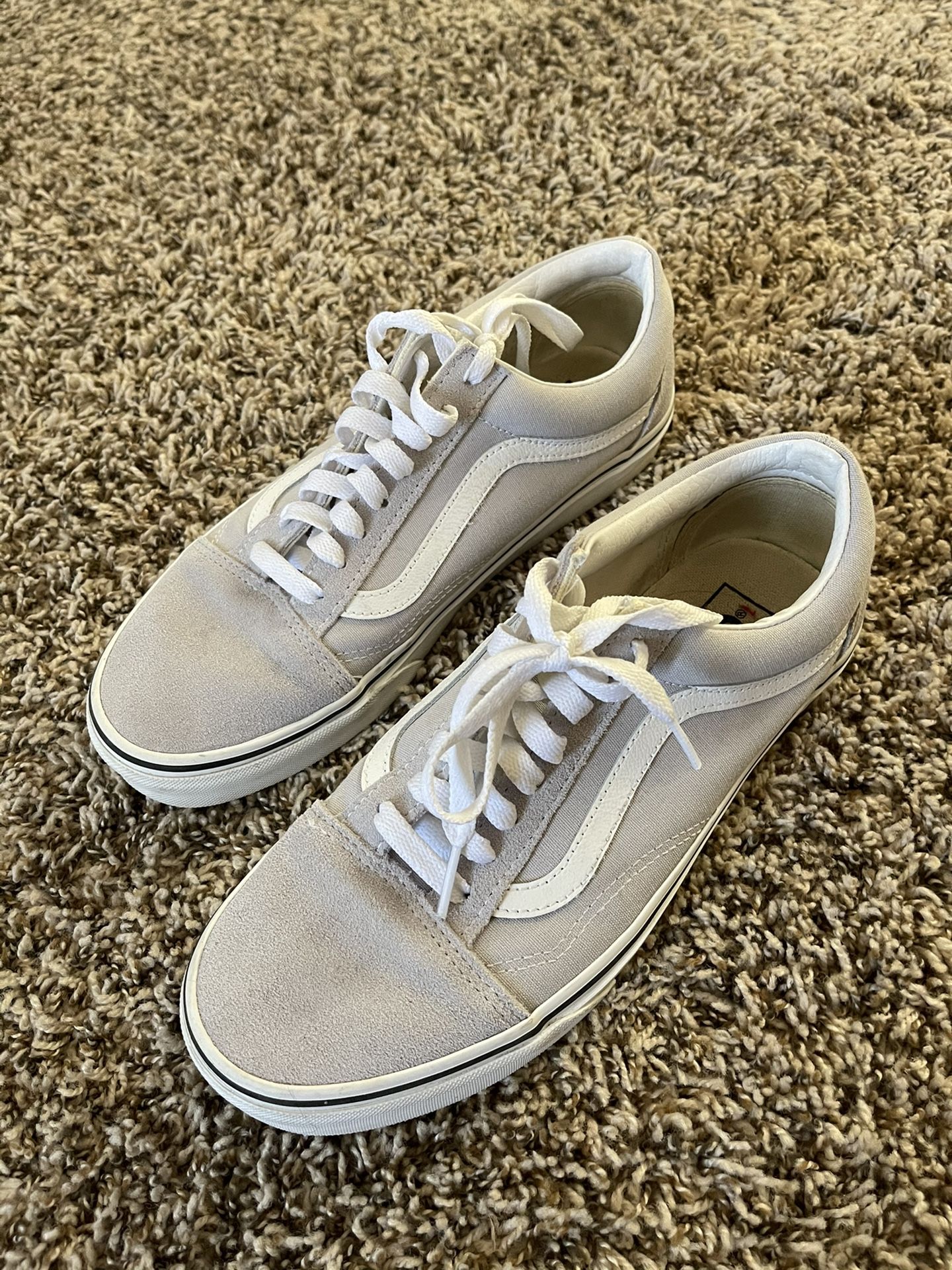 Gray Vans Size 8