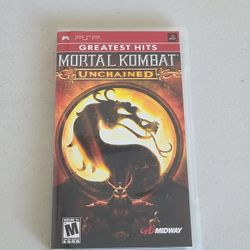 Mortal Kombat Unchained Sony PSP PlayStation Portable Game CIB