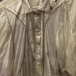 Silk Skirt And Blouse Set 
