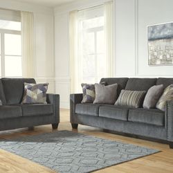 Gavril - Smoke - 2 Pc. - Sofa, Loveseat