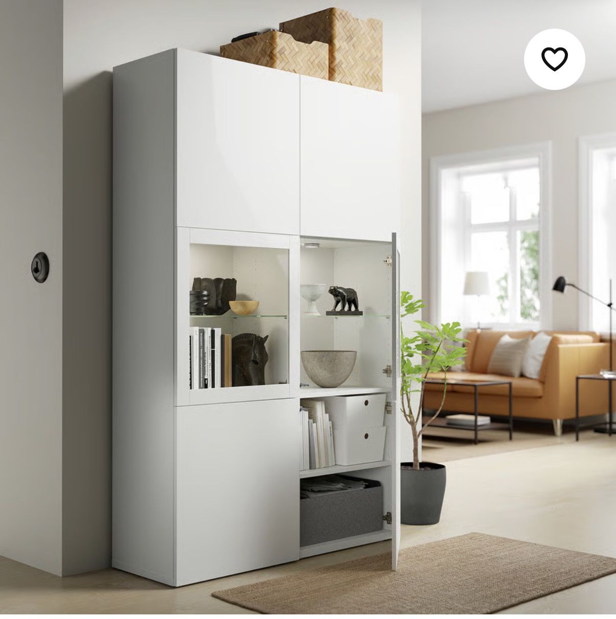 IKEA Besta storage/bookcase + extensions