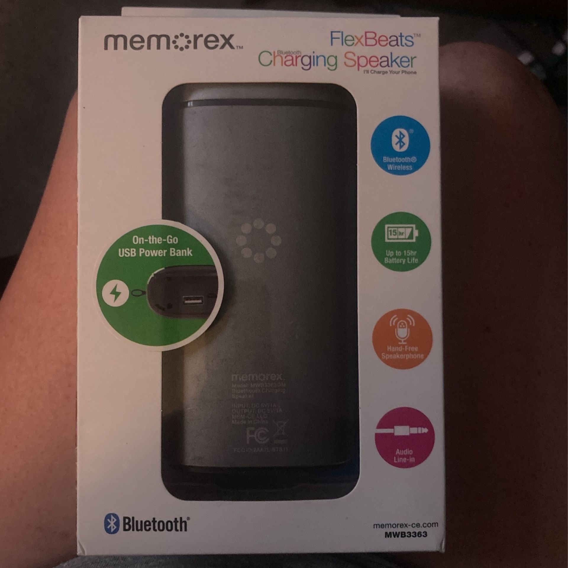 Memorex Flex Beats Charging Speaker