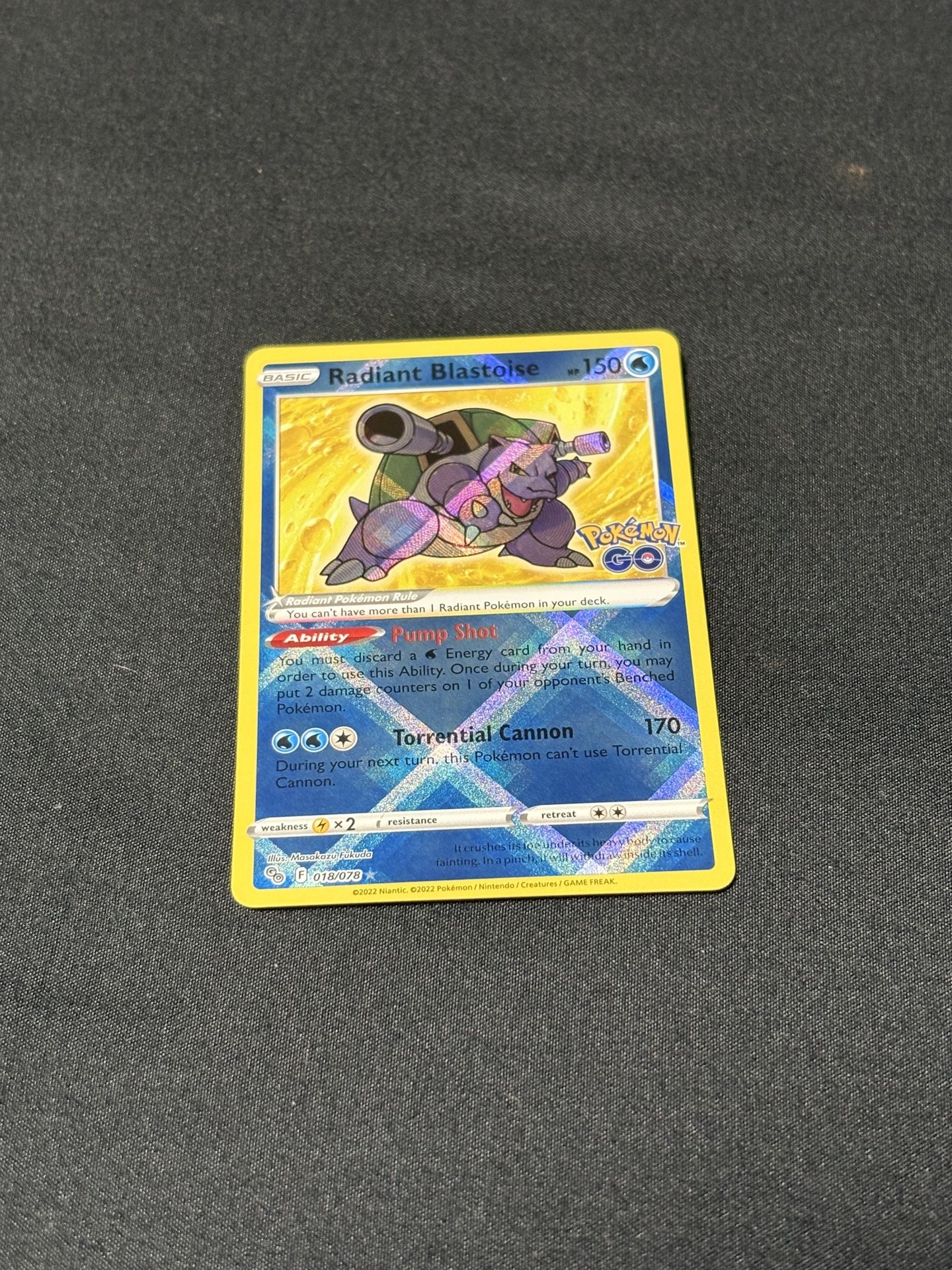 🔥Radiant Blastoise 018/078🔥