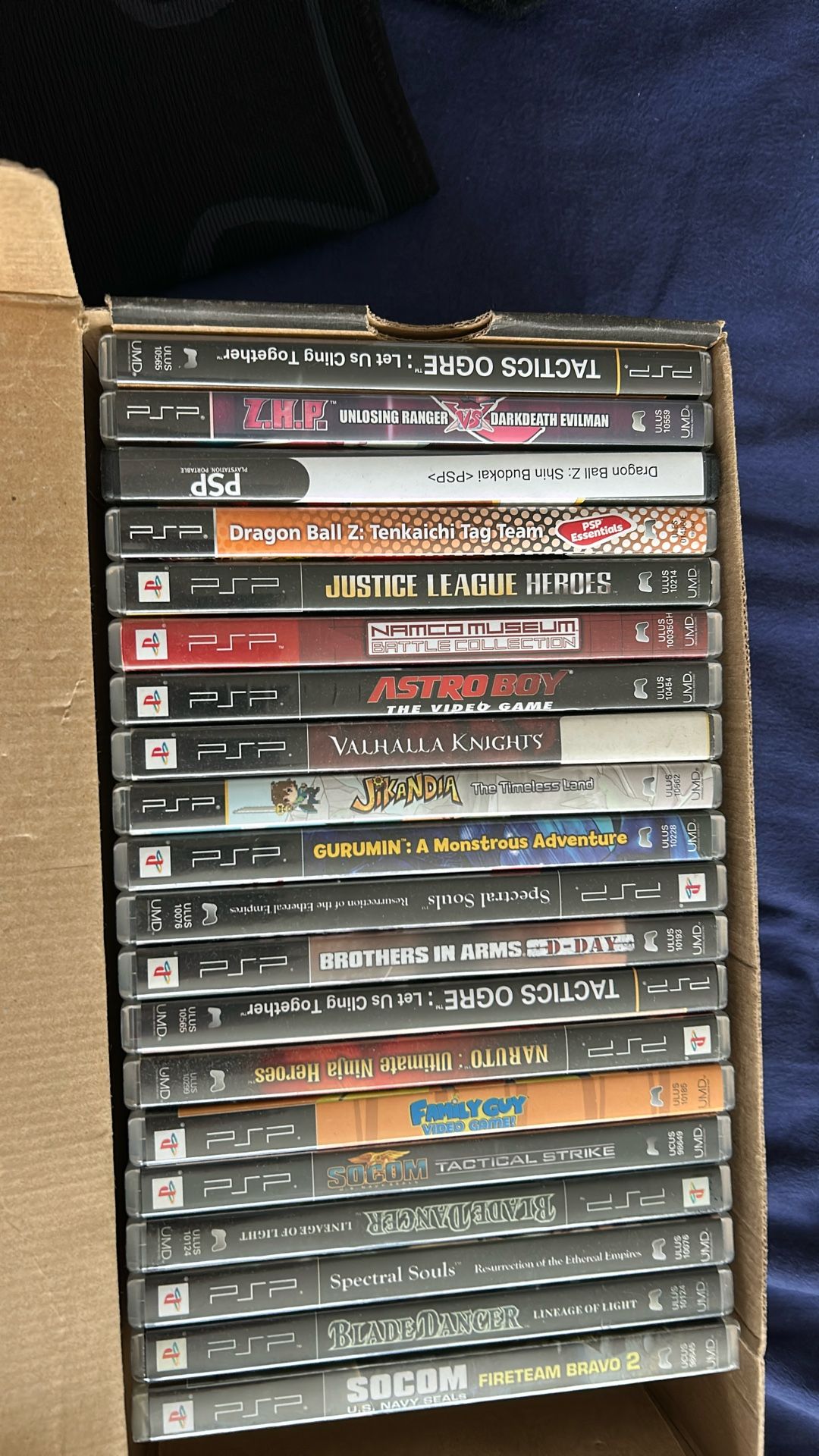 Psp Games In Nike Box. Send Your Best Offer