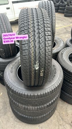 Used Set Of Goodyear 265/70/17 Tires