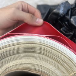 Vinyl Upholstery(red,white, Beige)