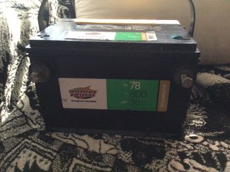 Interstate Car battery (like new)