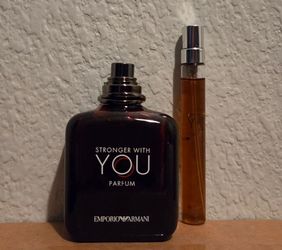 Men's Stronger With You Parfum 1.6oz and Stronger with you intensly 10ml travel cologne
