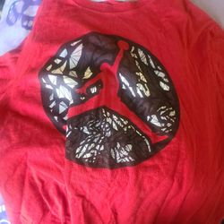 Red Jordan Retro 13 T.shirts