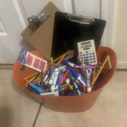 Container Full Of Colored Pencils All For $5