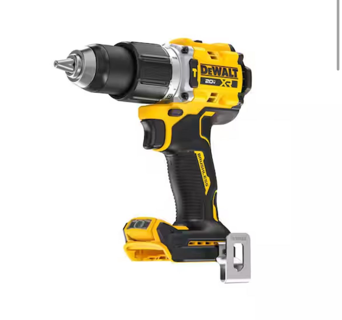 DEWALT 20V XR Brushless Cordless 1/2 in. Hammer Drill (Tool-Only) @Dw-882