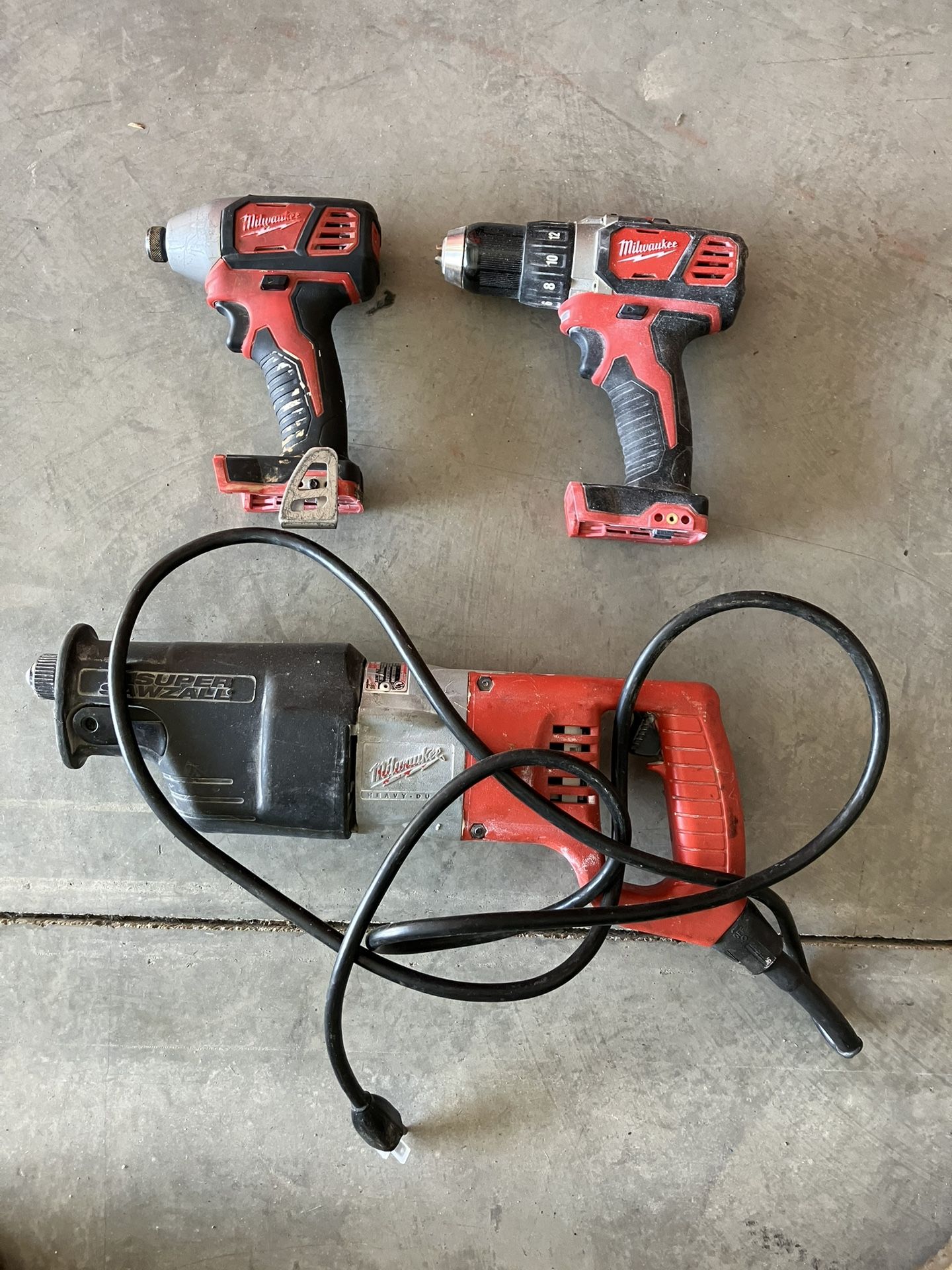 Drills And Sawzall
