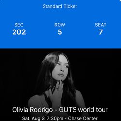 Olivia Rodrigo GUTS tour