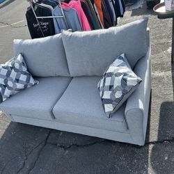 Sofa Small Sofa Grey Blue 