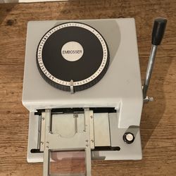 72-Character Manual Embossing Machine PVC Card Code Stamping Printer