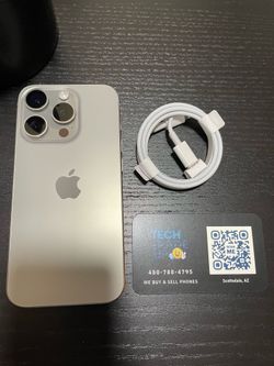 Iphone 15 Pro 128 GB Natural Titanium Unlocked