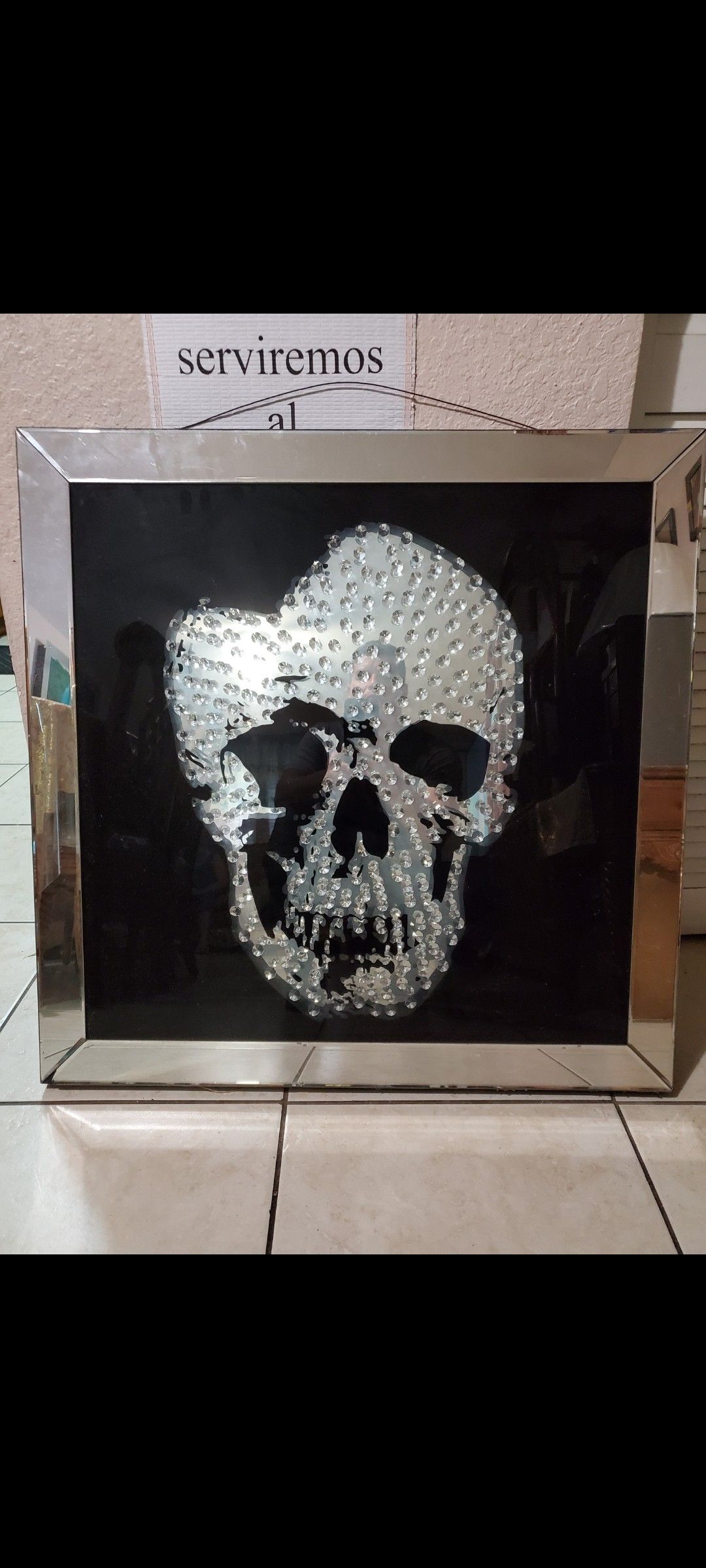 Skeleton Wall Mirror