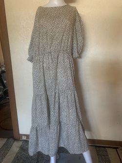 Leopard Print Dress 1xL