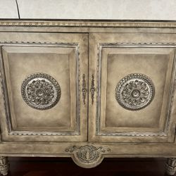 Accent Chest Vintage Marble Top