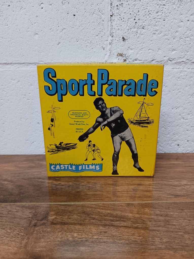 Pair Of Castle Films Sport Parade 8MM Football Parade 1957 & 1958