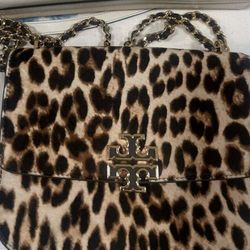 Animal print Tory Burch bag