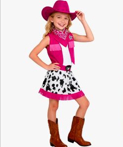 Cowgirl Halloween Costume, 3-4T