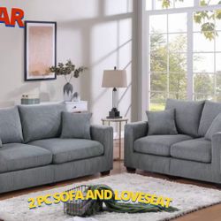 2 Pc Sofa And Loveseat 