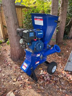 Powerhorse 4” Wood Chipper/Shredder w/electric start