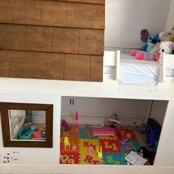 House Bunk Bed With Slide