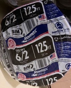 125 ft. 6/2 Stranded Romex SIMpull CU NM-B W/G Wire
