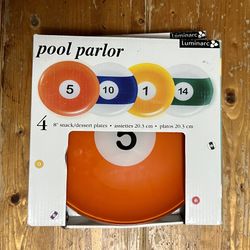 Pool Parlor plates