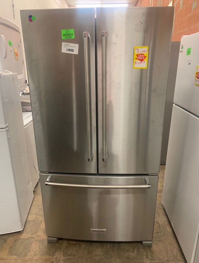 KITCHENAID KRFC300ESS 20-cu ft Counter-Depth French Door Refrigerator