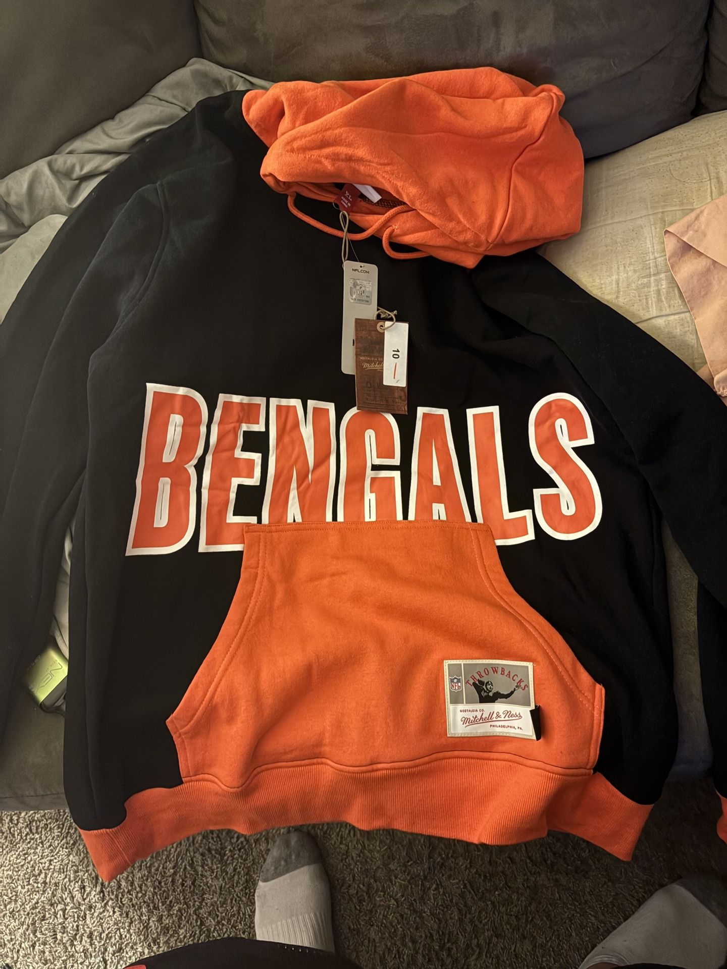 Mitchell An Ness Bengals Hoodie