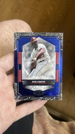 2025 Tier One Bob Gibson Blue Foil #15 /40