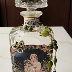 Vintage Bourbon Liqour Bottle