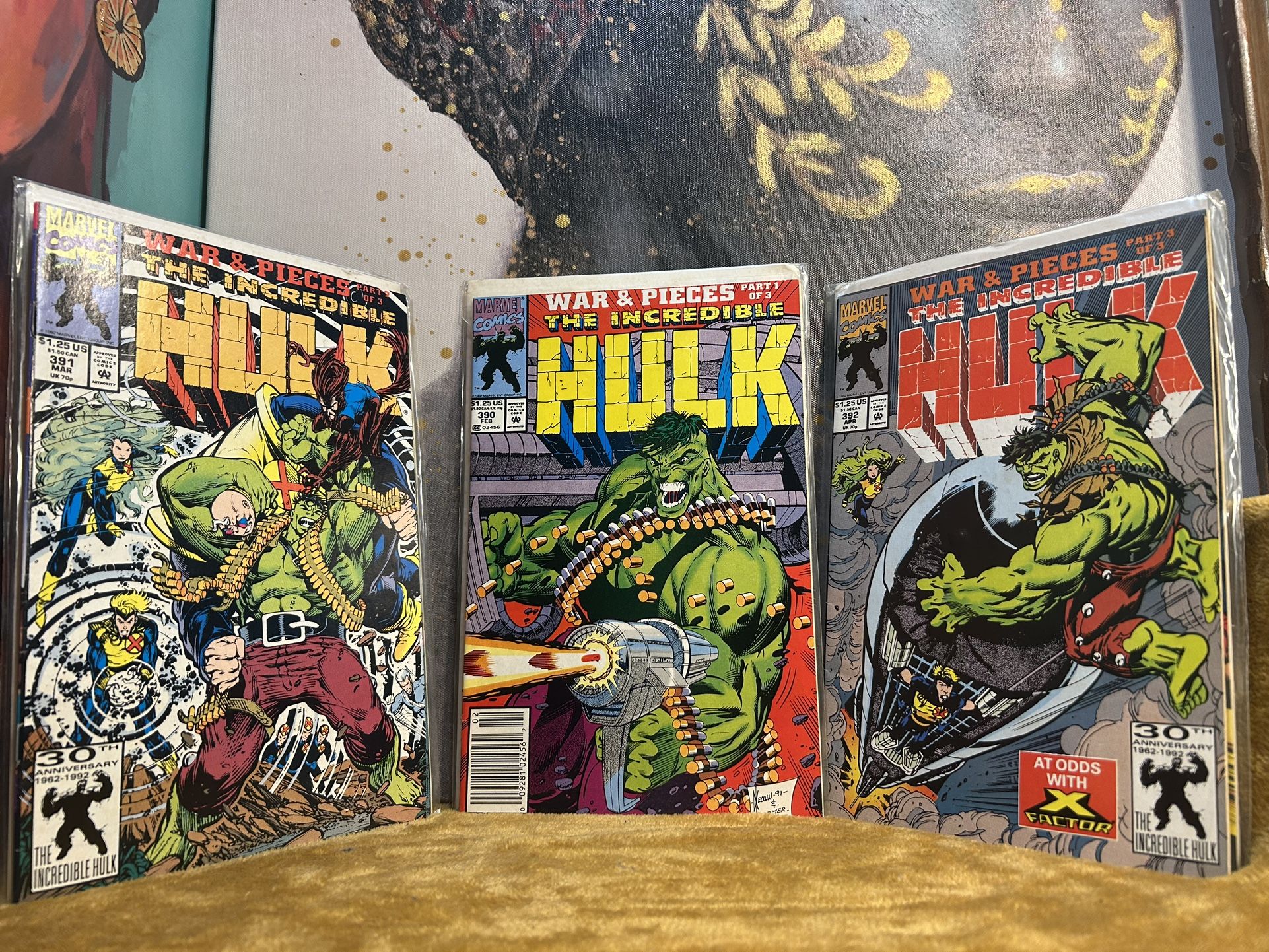 Vintage Hulk Comic Book Set