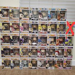 Funko Pops (Anime/Disney)