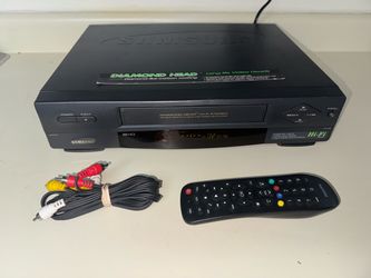 Samsung VR8805 Hi-Fi Stereo VHS VCR Player Recorder with Phillips Universal Remote. In good working condition