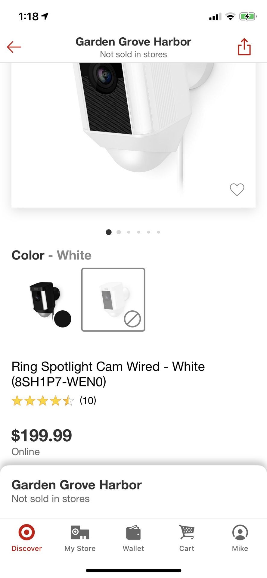 New! Ring Spotlight Cam Wired