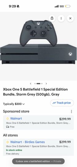 X Box One S battlefield 1 special edition
