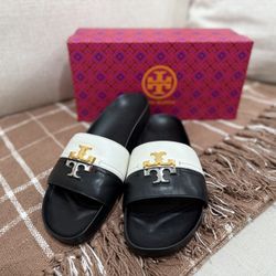 Tory Burch Everly Anatomic Cloud Slides