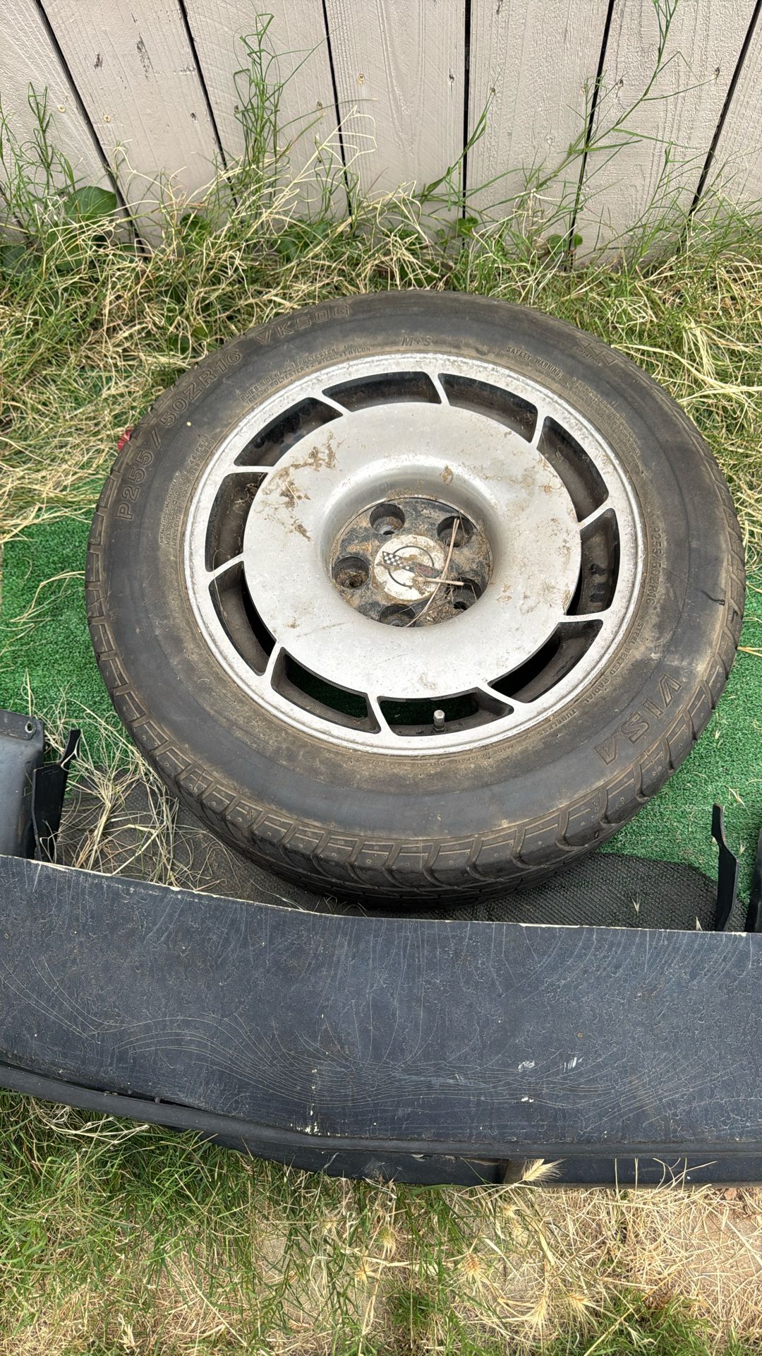 1987 Corvette Wheel Tire Front Bumper