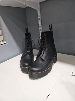 Doc Martens, black, boots, size 8
