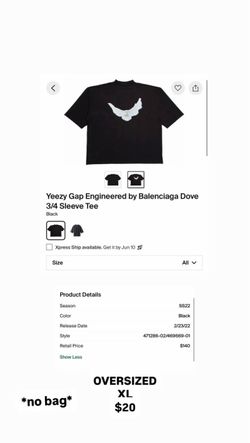 Yeezy Gap Engineered by Balenciaga Dove Tee