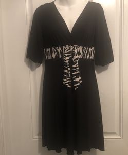 Miss Bisou Sz Small Women Dress Black/ White