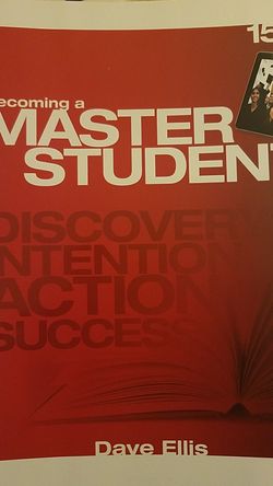 Becoming a Master Student [15th edition] Dave Ellis